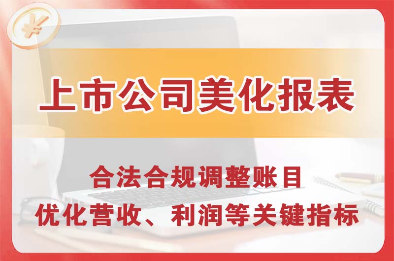 杨浦上市公司美化报表